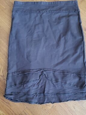 neon buddha Brown A-Line Skirt